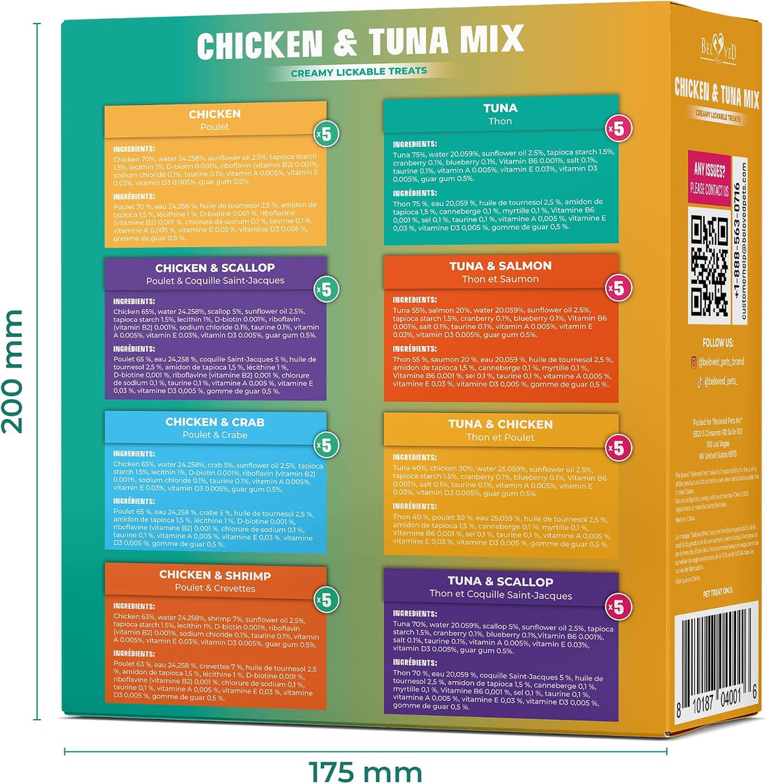 Creamy Lickable Cat Treats & Wet Food Squeeze Tubes