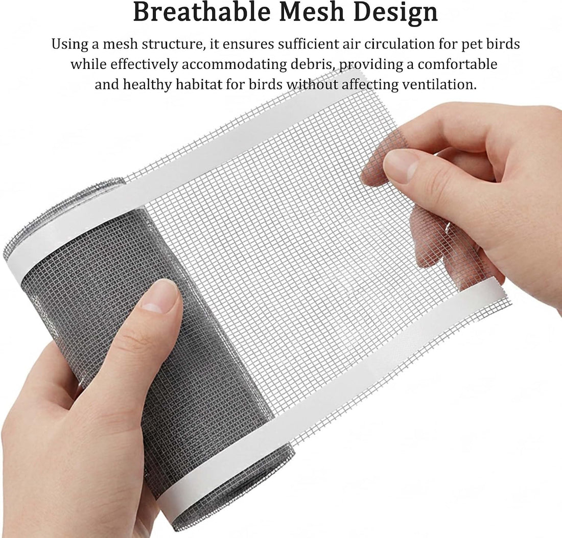 1 Roll Anti-Splash Bird Cage Guard – Breathable Self-Adhesive