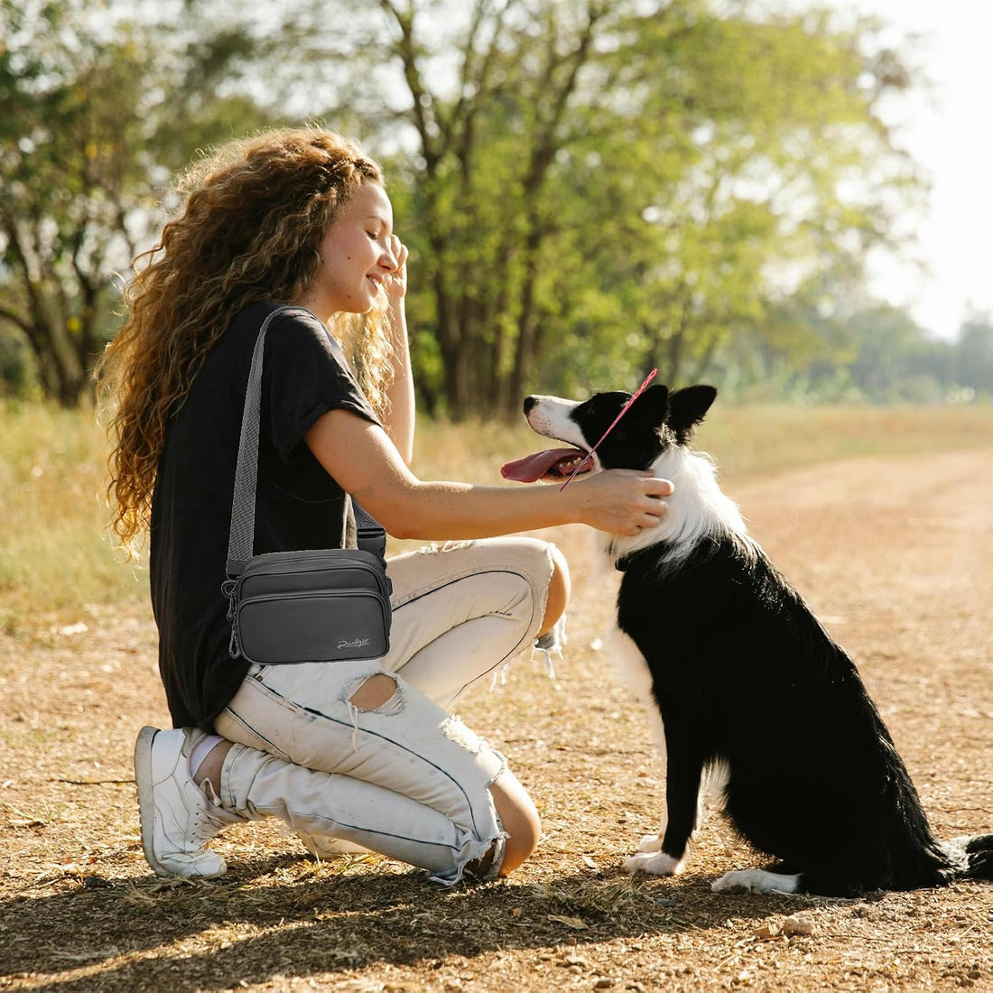 Runlight Dog Training Treat Pouch Fanny Pack,Dog Waist Belt,Dogs