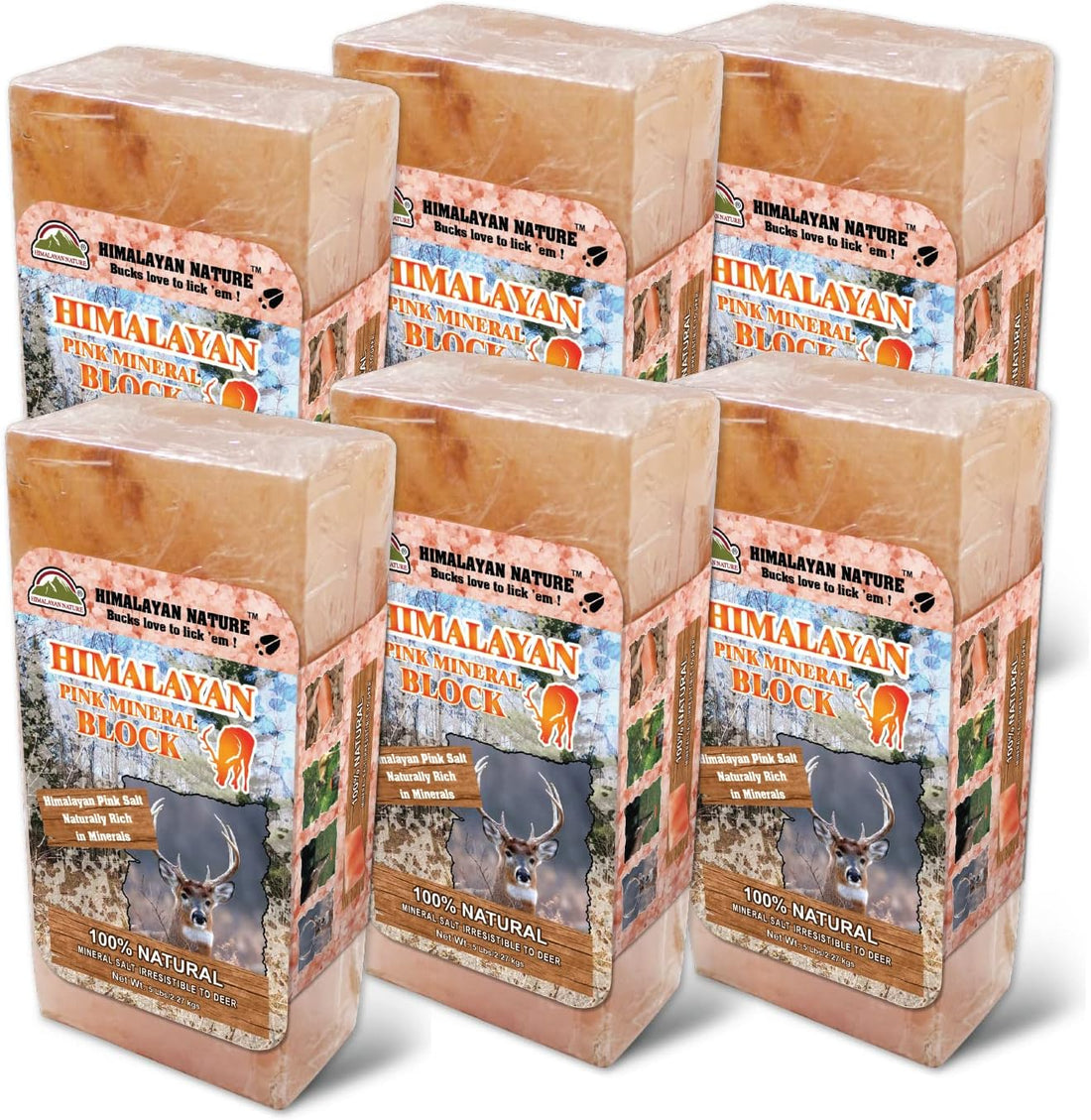 100% Natural Himalayan Rock Deer Salt Licking Block