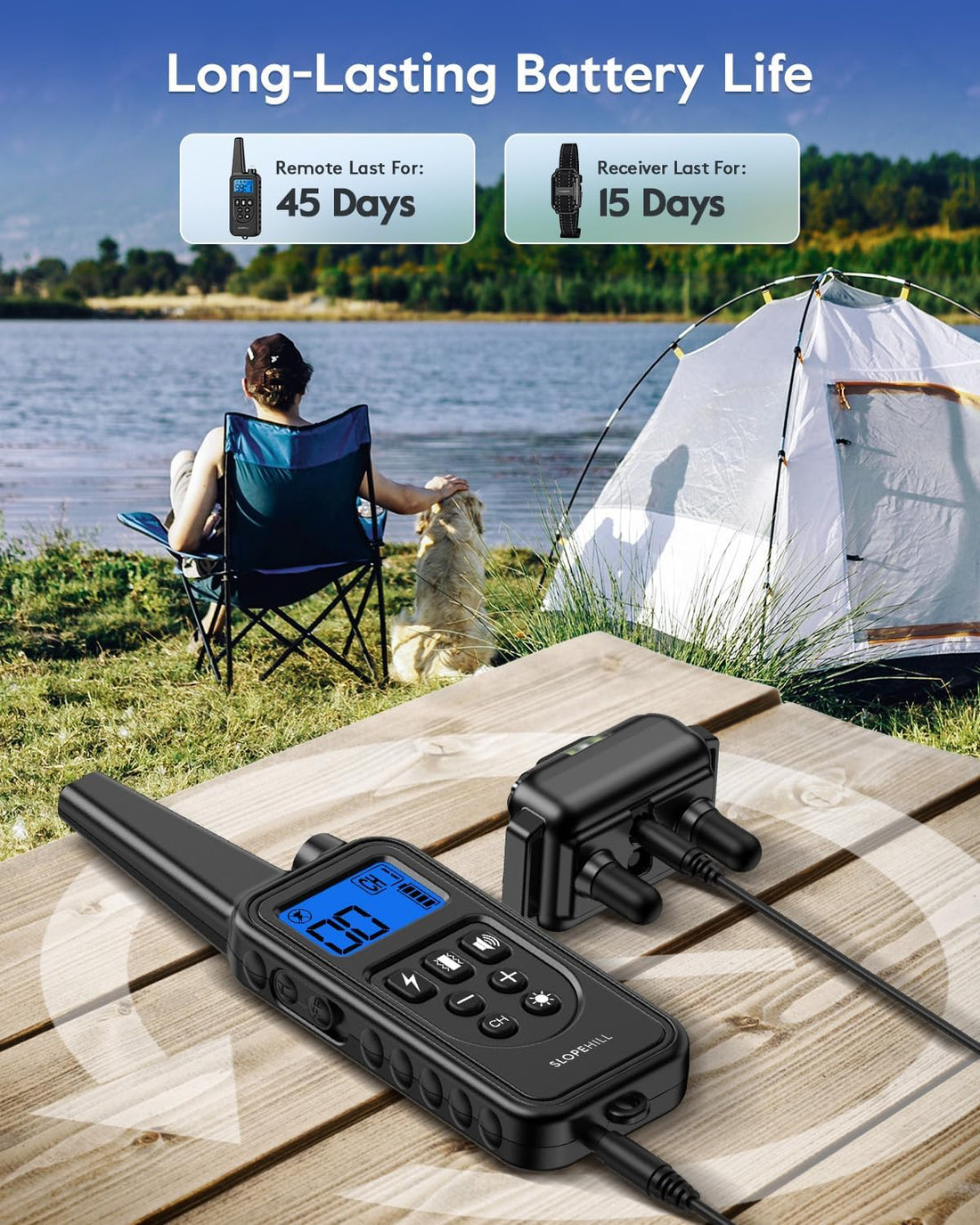 SLOPEHILL Dog Training Collar with Remote
