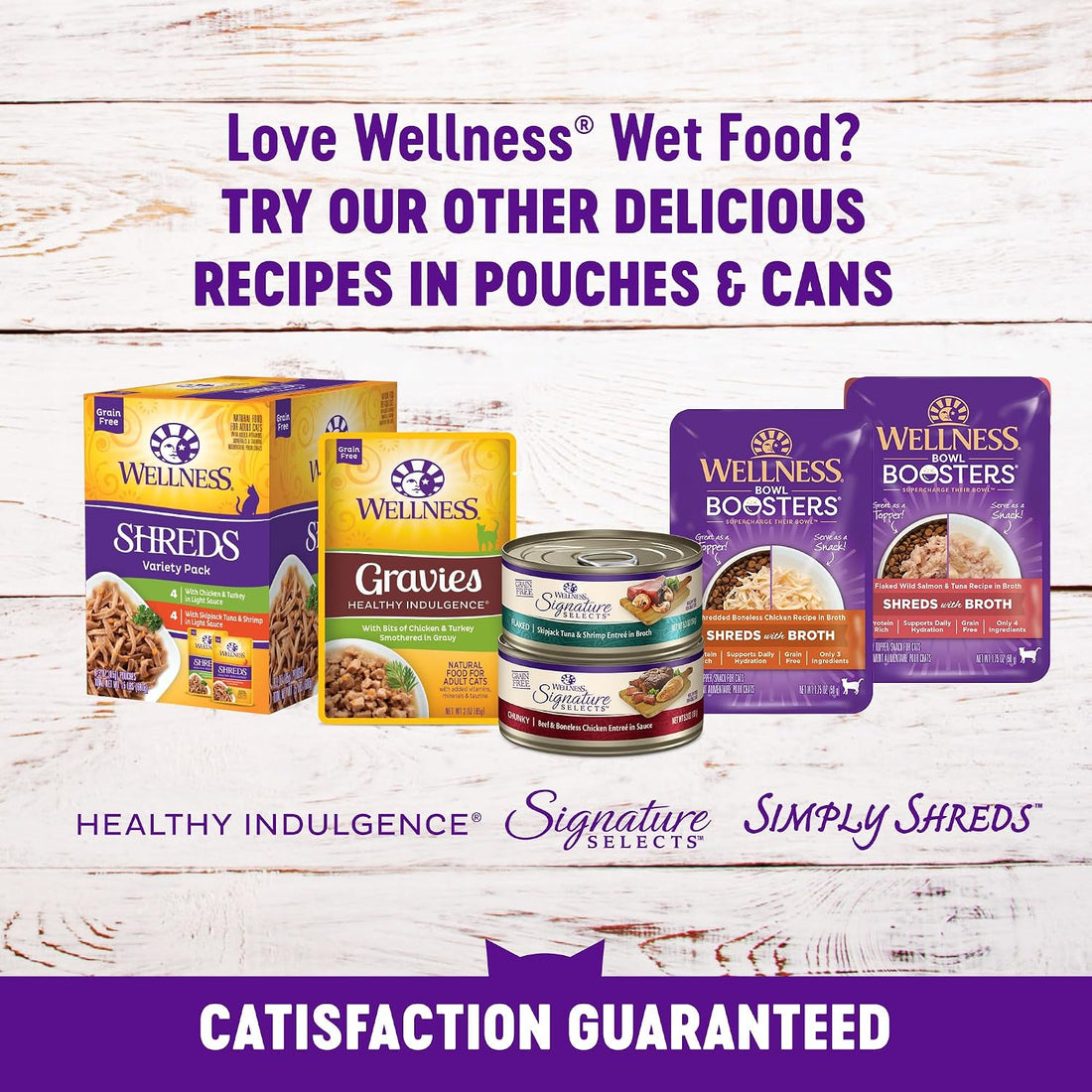 Wellness Healthy Indulgence Morsels Variety Pack Adult Wet Cat Food