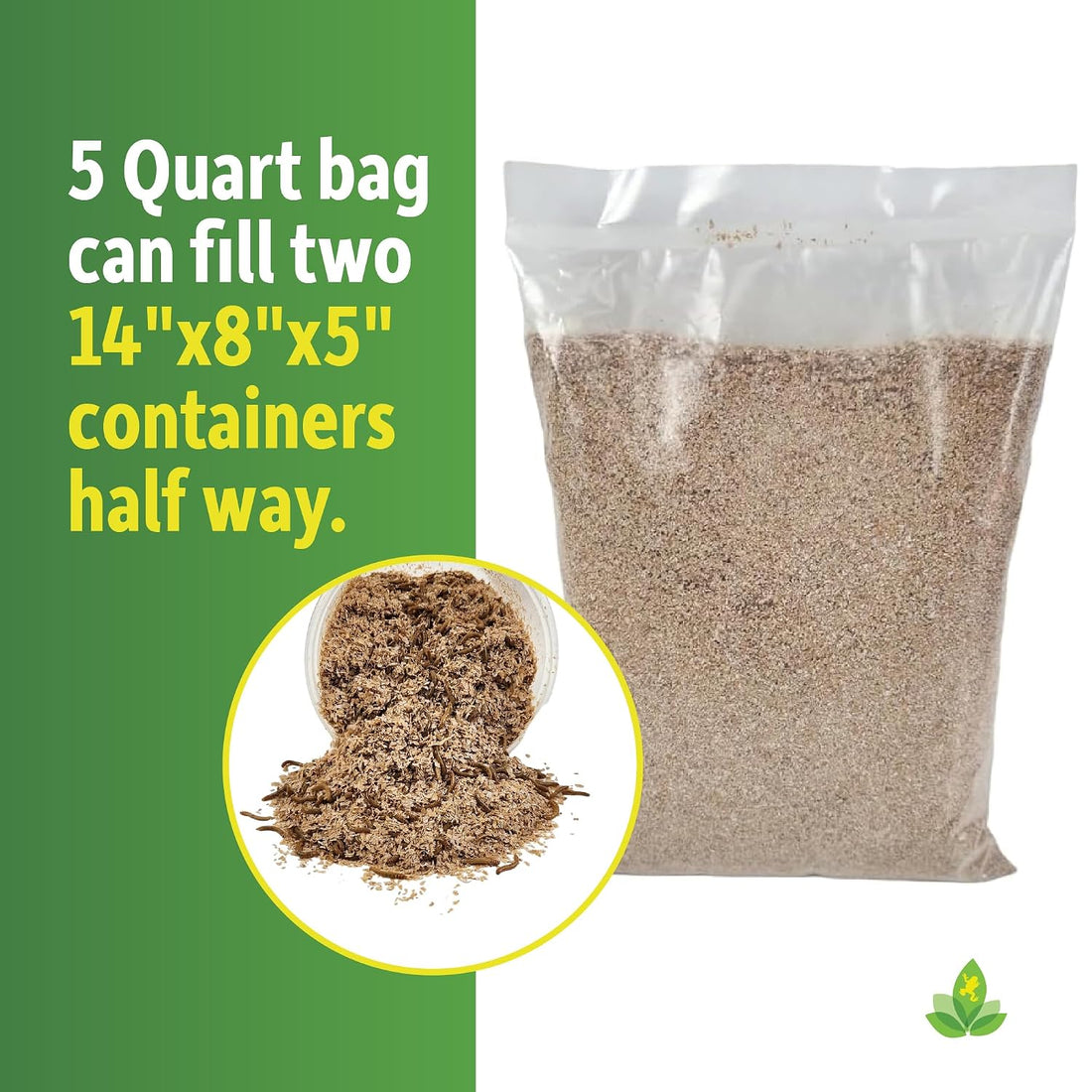 Josh's Frogs Mealworm & Superworm Wheat Bran Bedding, 5 Quarts
