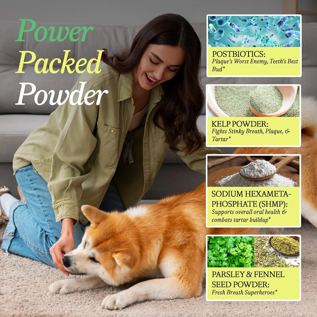 OTHER HALF Doggie Dental Supplement Powder