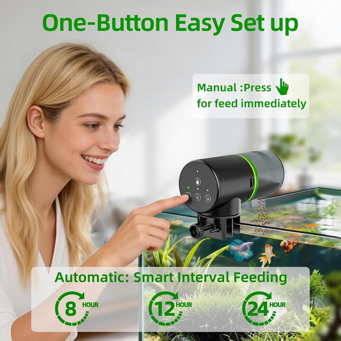 Freesea Automatic Fish Feeder for Aquarium