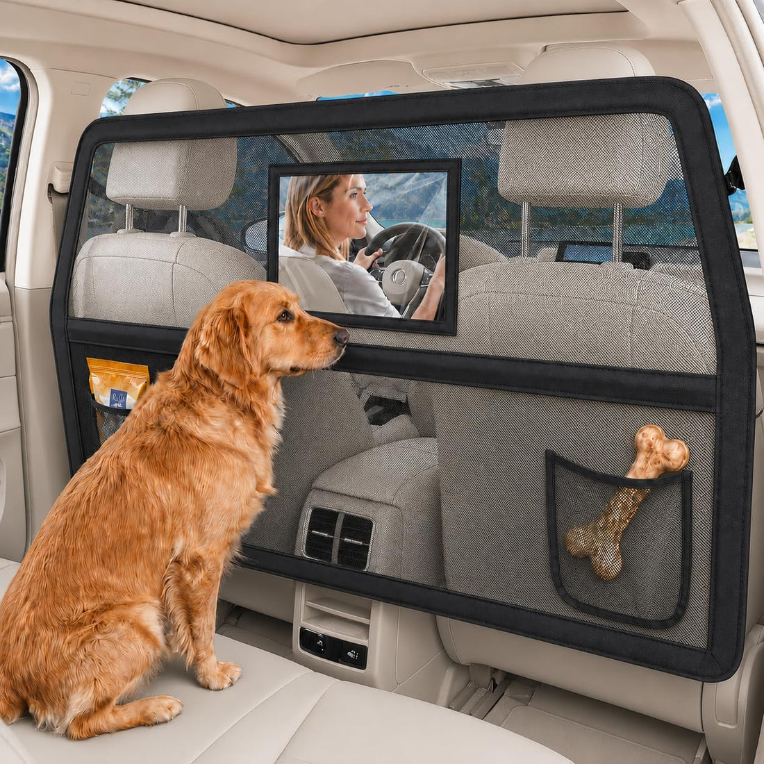 51'' Dog Car Barrier for Cars SUVs Trucks