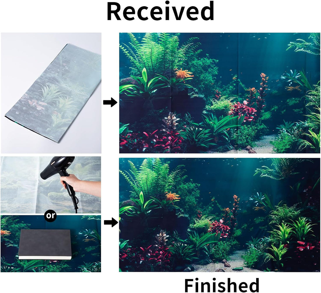 COMSUN 3 Pack Aquarium Background