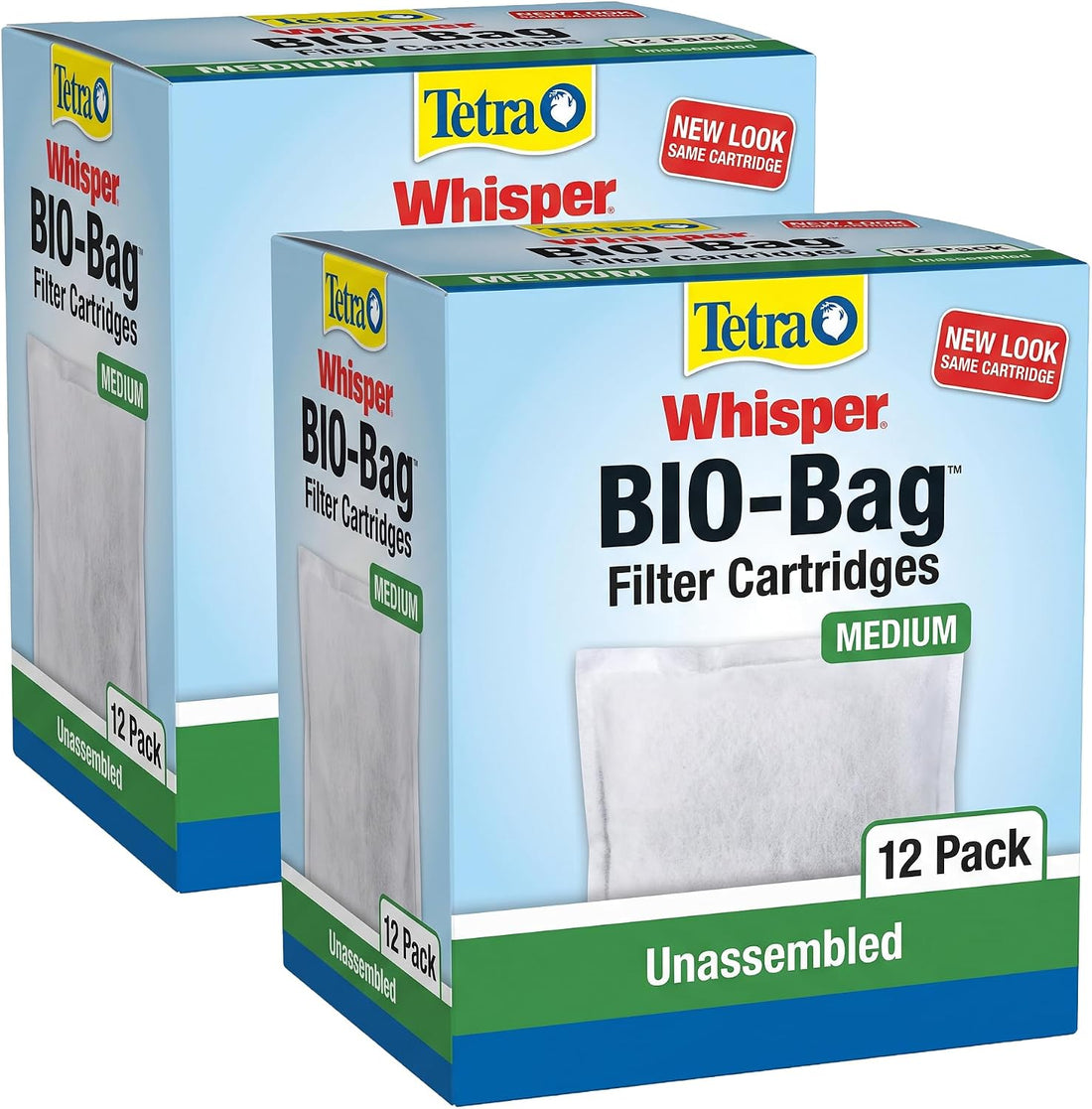 Tetra Whisper Bio-Bag Medium Filter Cartridges for Aquariums, 3 Count