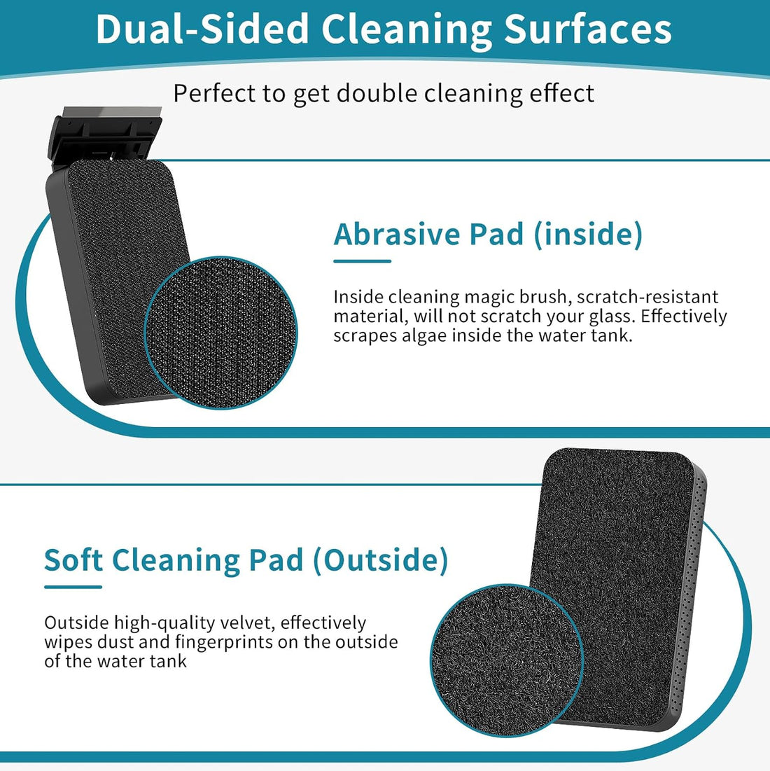 Hygger Aquarium Magnet Glass Cleaner