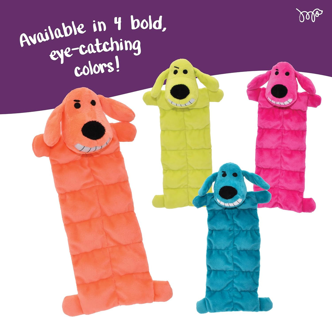 Multipet Original Loofa Dog Plush Toy Mat - Squeaky Dog Toy