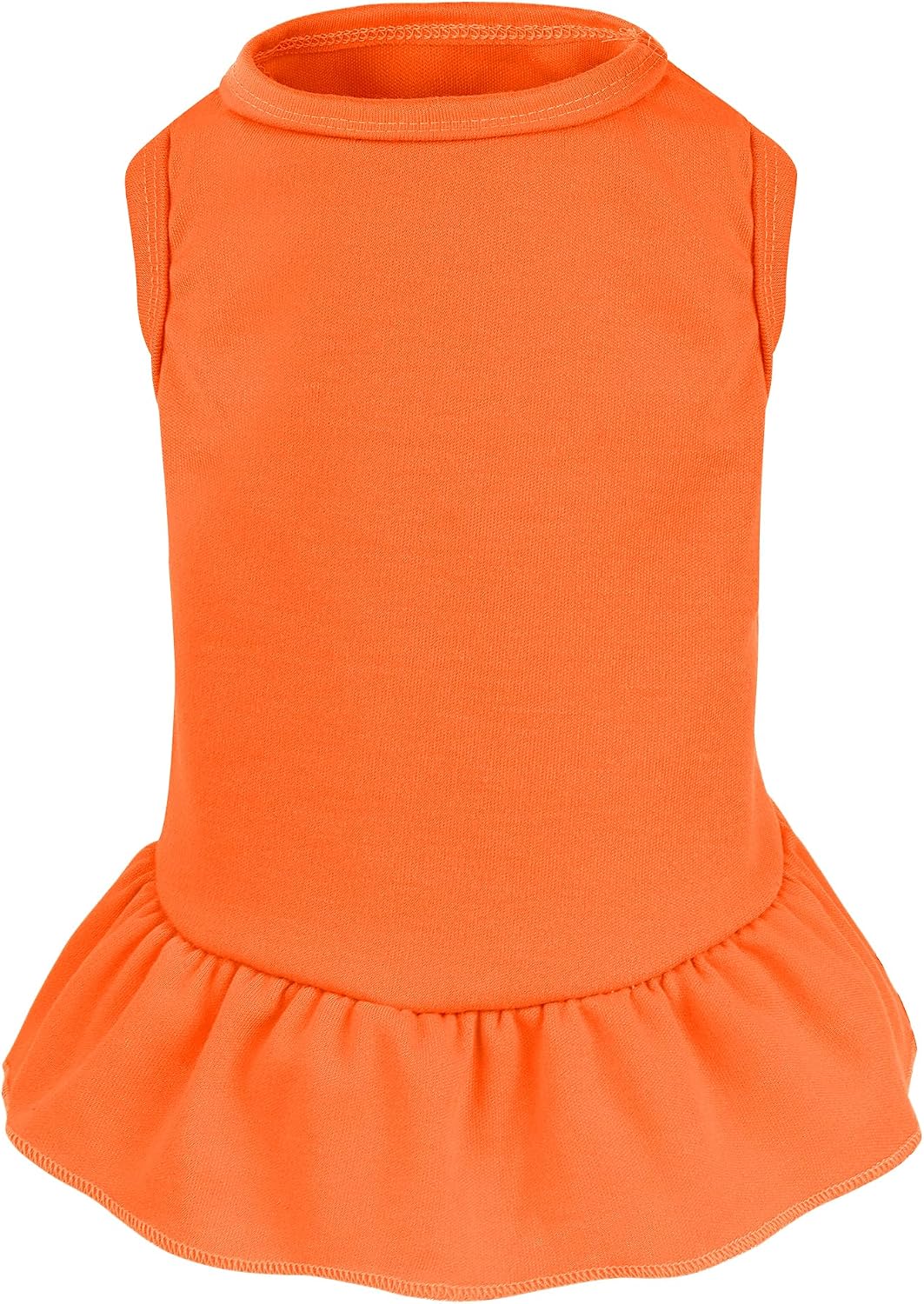 Dog Dresses Cat Skirt Solid Color Dog Clothes Summer Sleeveless Puppy