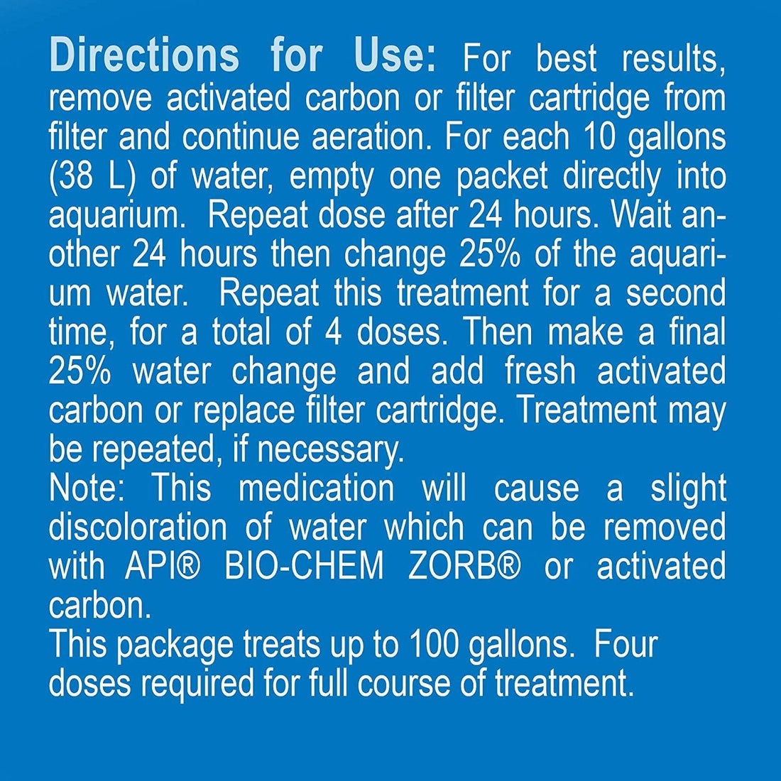Api Fin and Body Cure Freshwater Fish Medication Powder (10-Count)