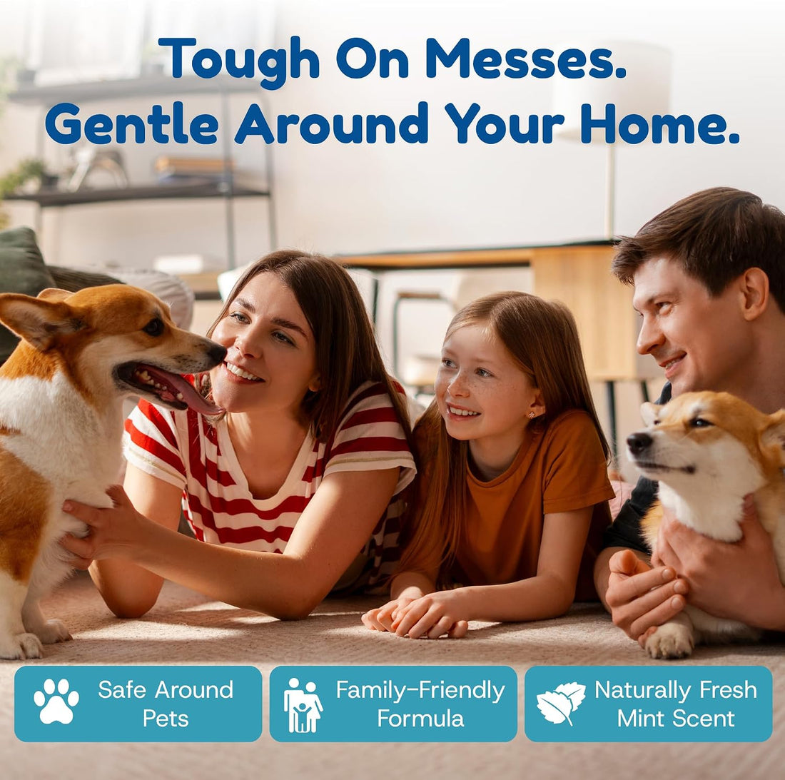 Bioclean Pet Carpet Cleaner & Deodorizer – Eliminates Pet Urine Smell