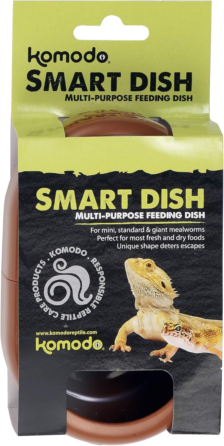Komodo Smart Dish | Deters Non-Jumping Live Food from Escaping