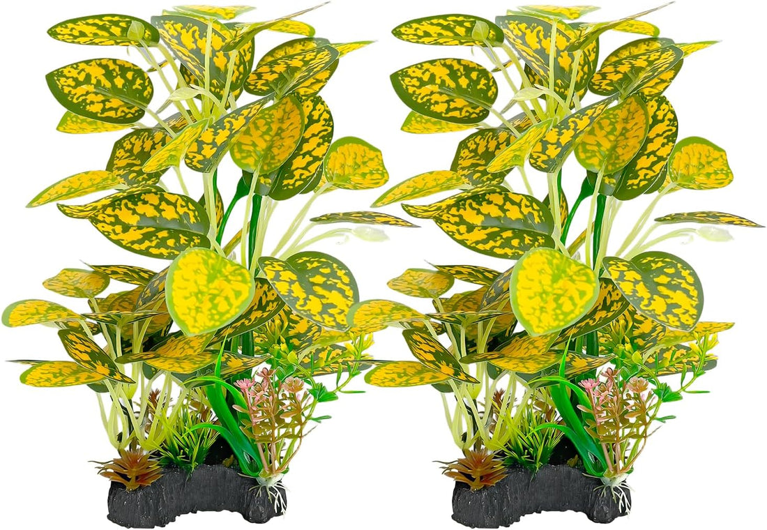 Silk Aquarium Plants 9.8in 2-Pack