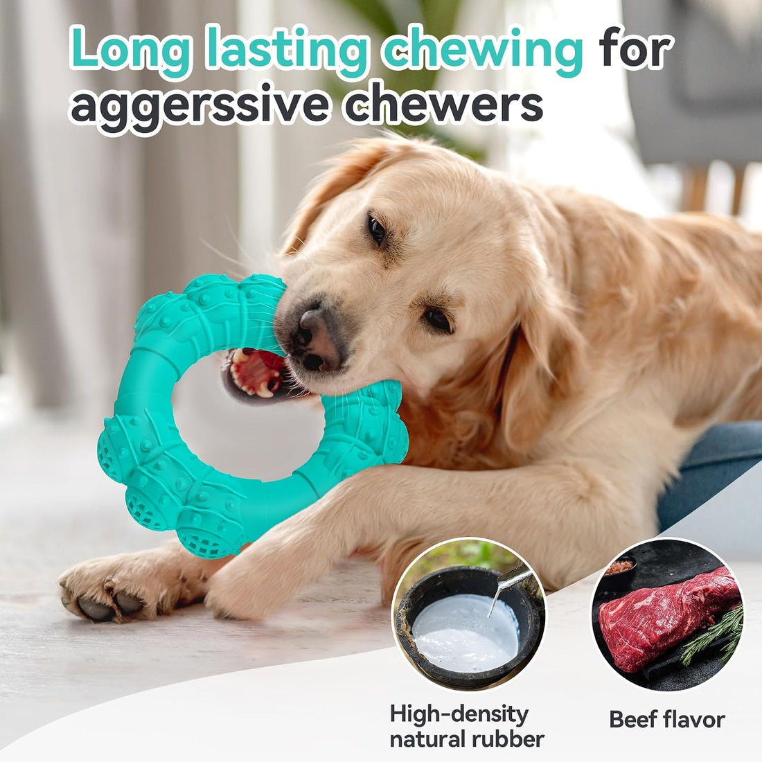 Indestructible Dog Chews - Super Duty Chew Toys for Aggressive Dogs