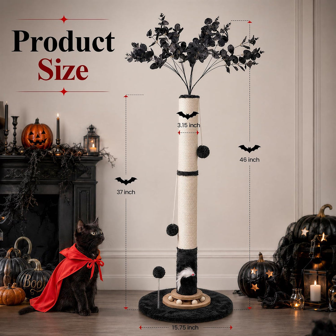 46" Tall Cat Scratching Post