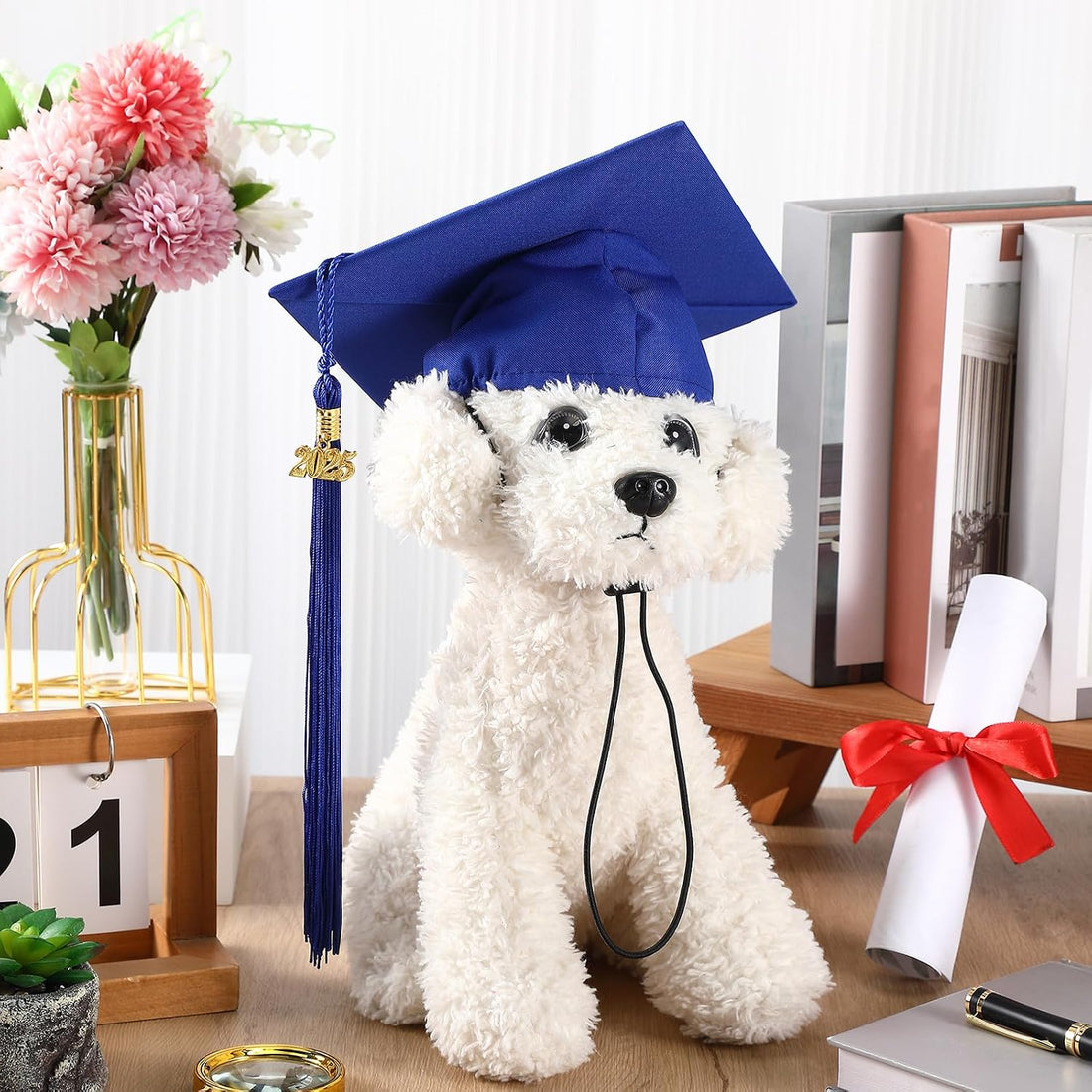 Huhumy Pet Graduation Cap Small Dog Graduation Hats with 2026 Tassel
