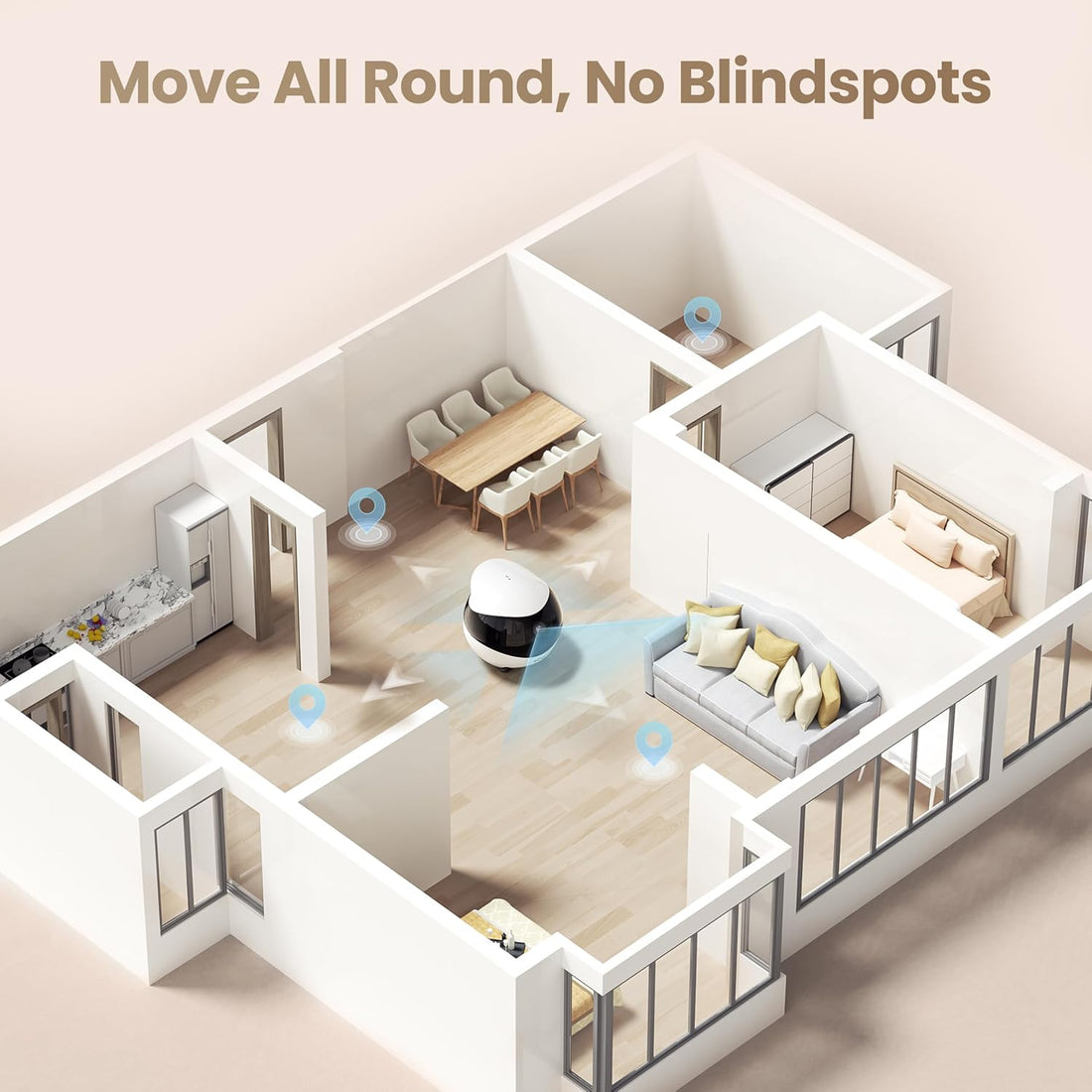 Enabot EBO Air 2 Mobile Pet Camera Robot