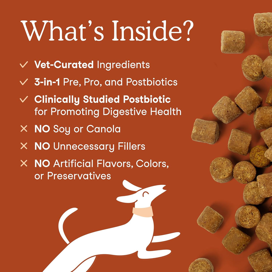 Fera Pets Probiotics for Dogs with Prebiotics and Postbiotics