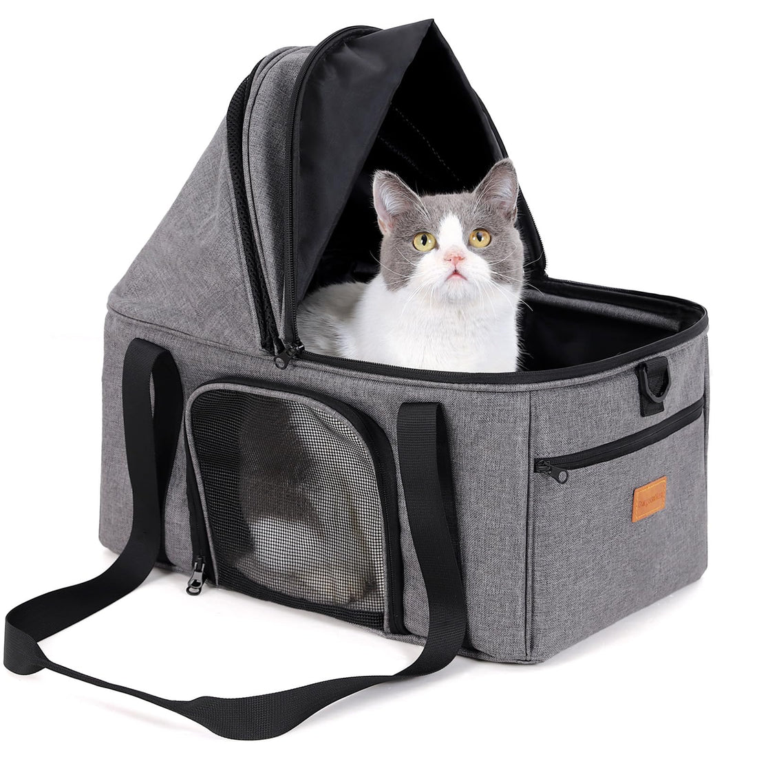 BurgeonNest Top-Expandable Large Cat Carrier