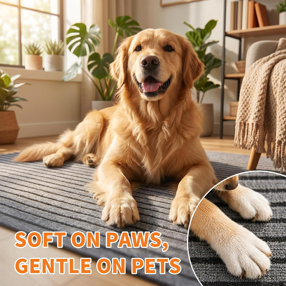 47"x60"Dog Crate Mat Waterproof Dog Crate Floor Protector Dog Cage Mat