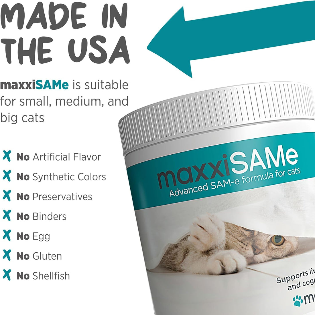 maxxipaws maxxiSAMe SAM-e for Cats