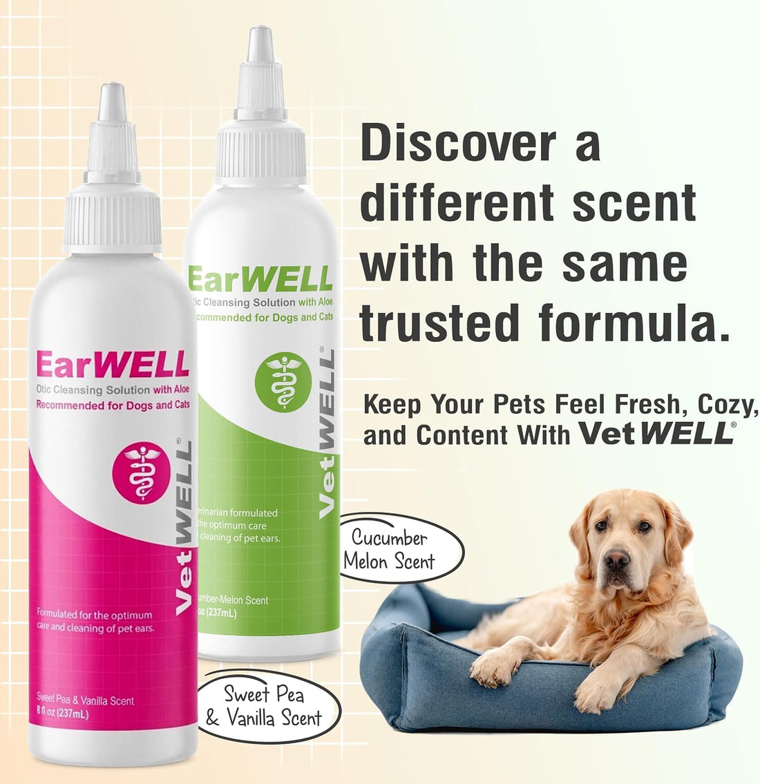 VetWELL Ear Cleaner for Dogs and Cats