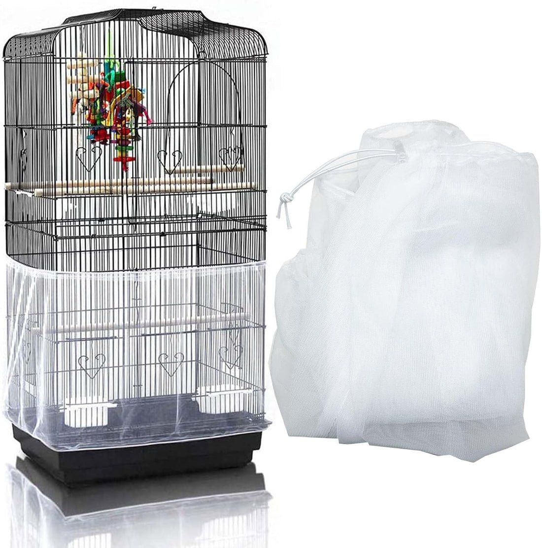 Bird Cage Seed Catcher, Large Bird Cage Cover