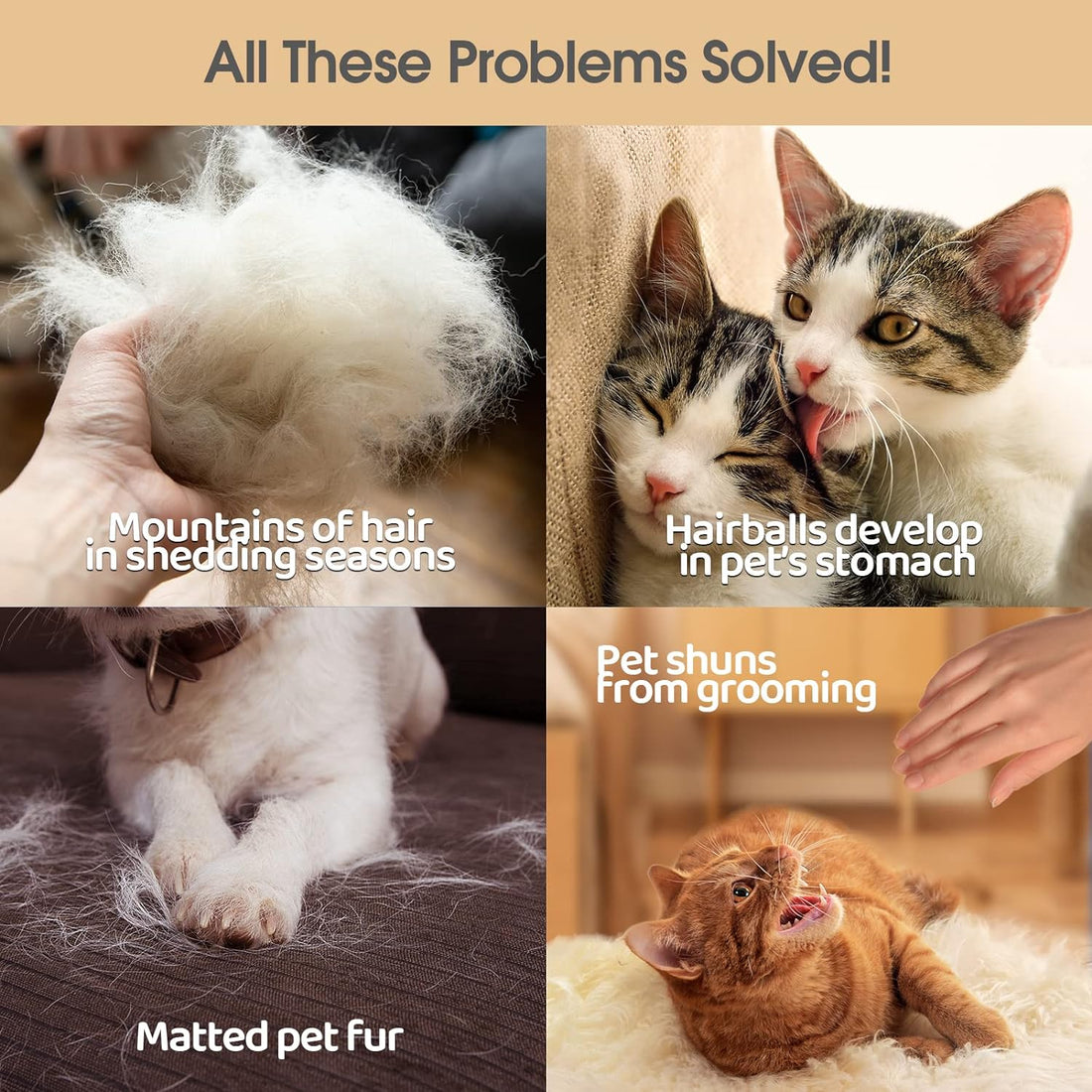 Upgrade Efficient Pet Hair Remover Gloves