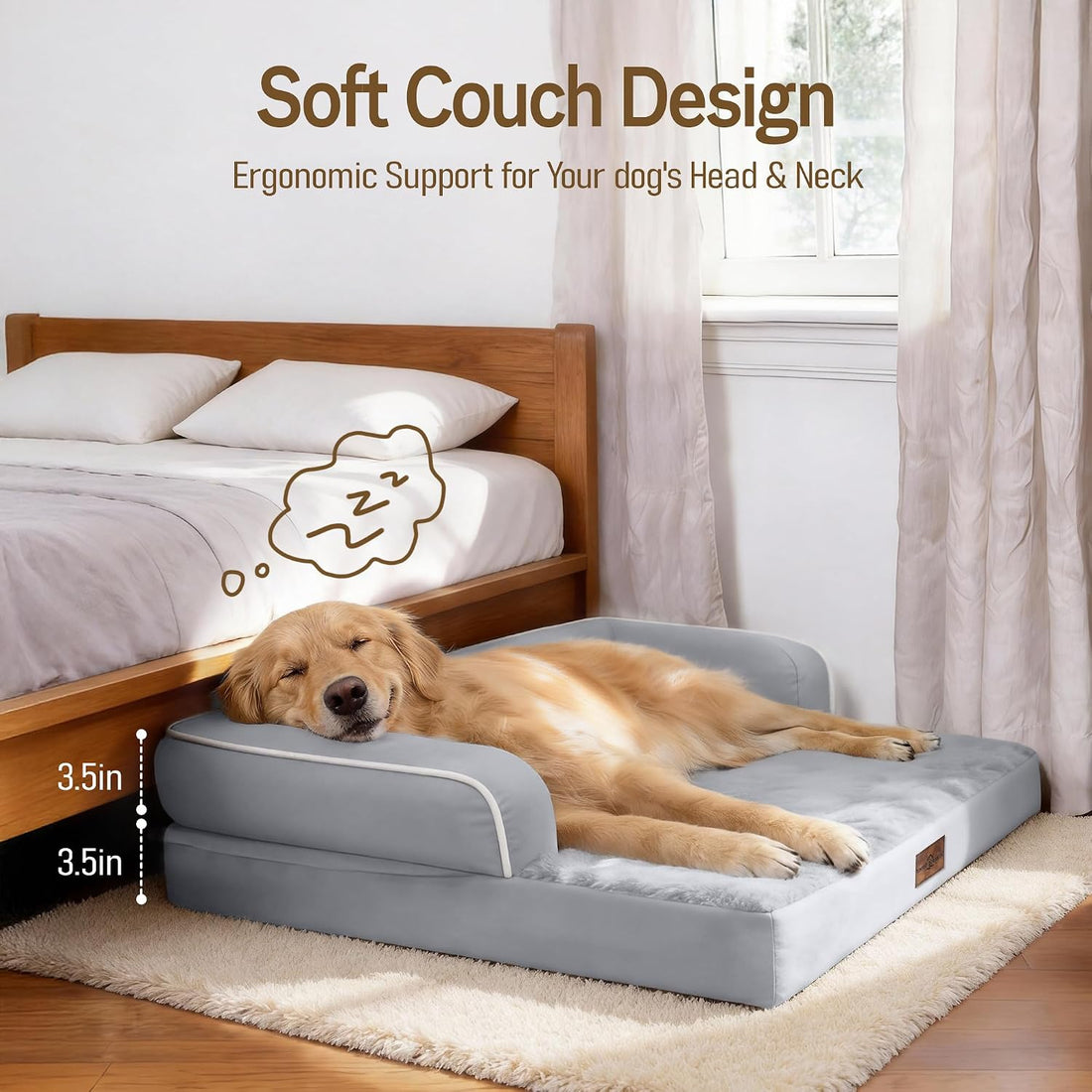 Comfort Expression Orthopedic XL Dog Bed for Large and Extra Large