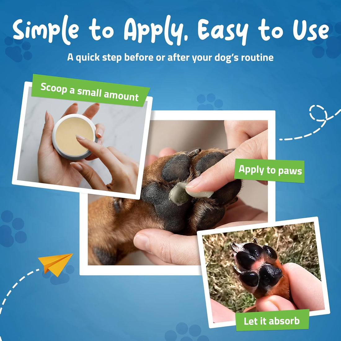 Paw Balm Jar 2.5 oz - Targeted Paw Care with Hands-On Application