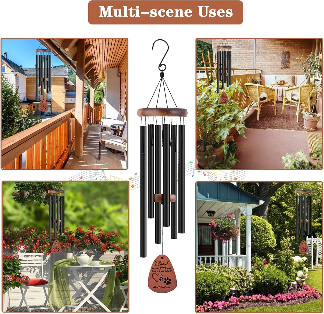 Dog Memorial Gifts, 28" Pet Memorial Wind Chimes