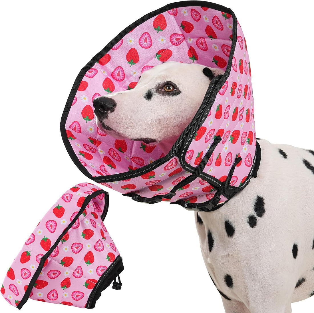 Avont Soft Dog Cone Drawstring, Snap-in, Waterproof, Anti-Lick