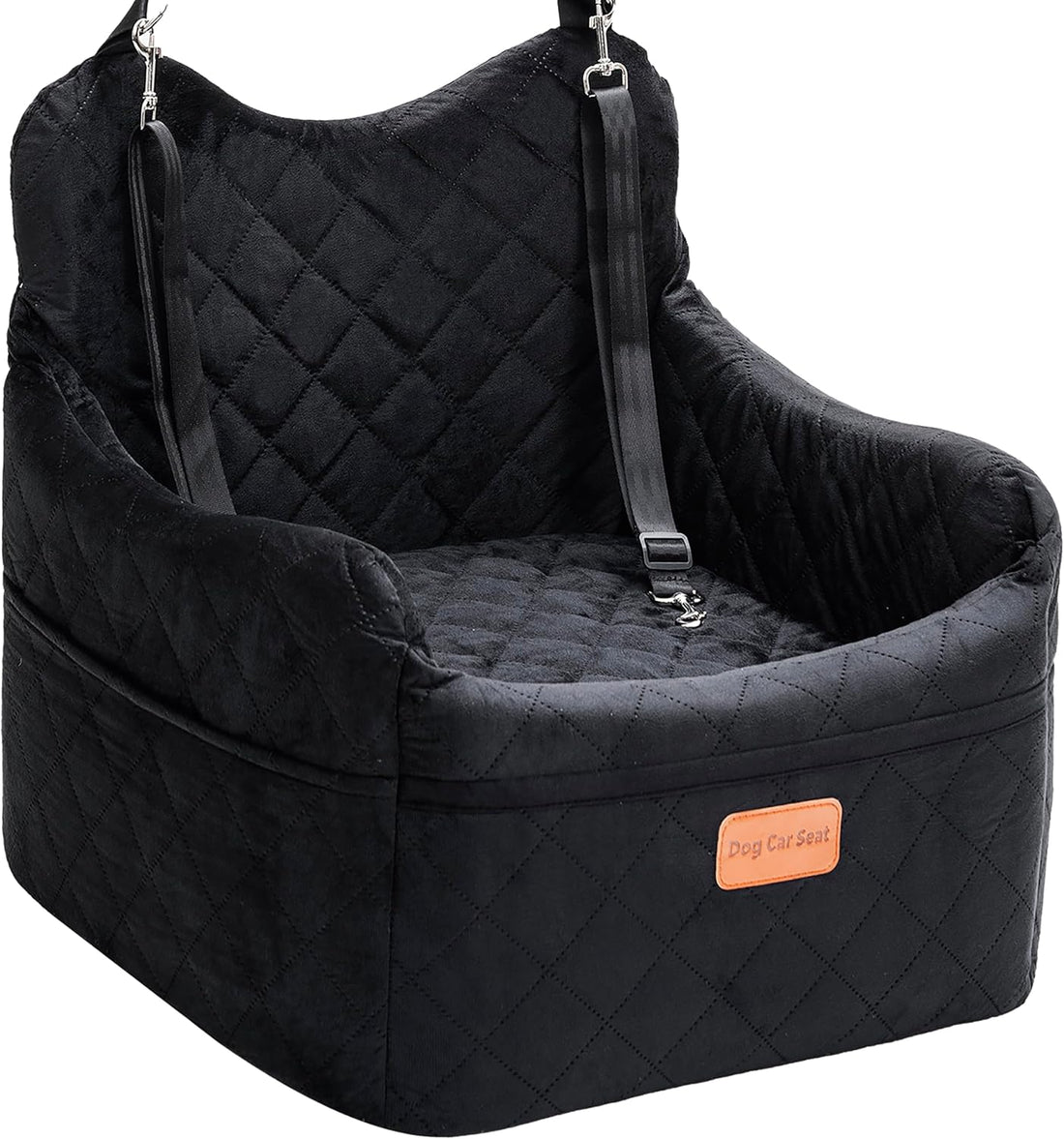 Dog Car Seat for Small Dogs, Elevated Pet Booster Seat