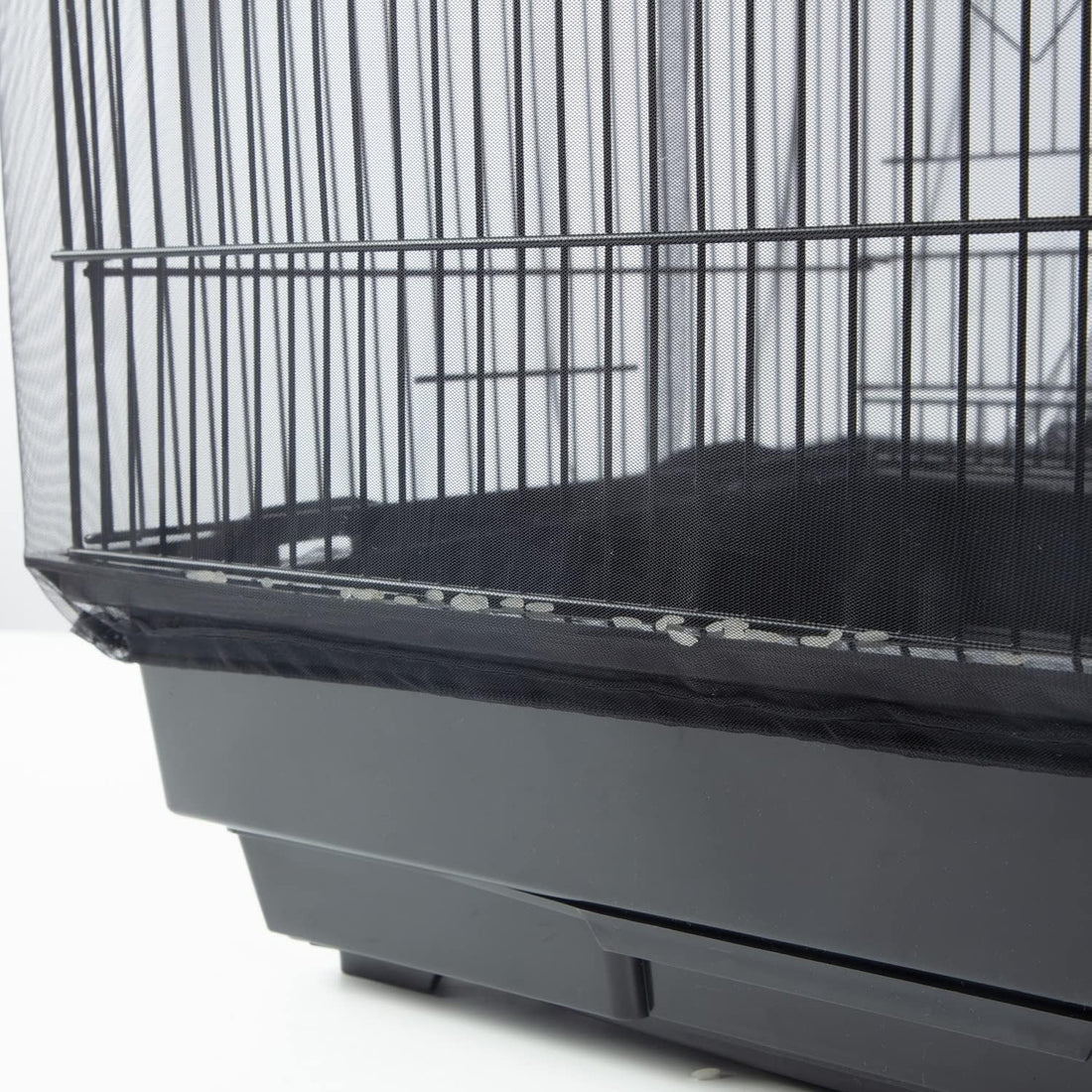 Bird Cage Netting Seed Catcher, Circumference 80-118 inch