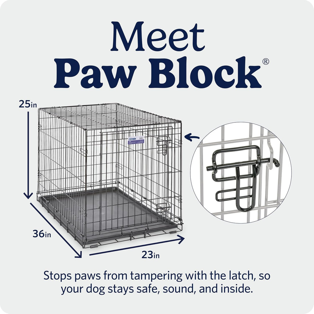 MidWest Homes for Pets 36-Inch iCrate for Medium-Large Breeds
