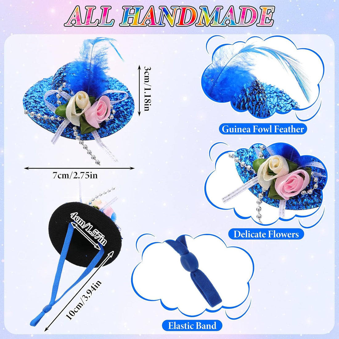 Shinylin 12 Pcs Chicken Clothes, Tutu Skirts and Hats