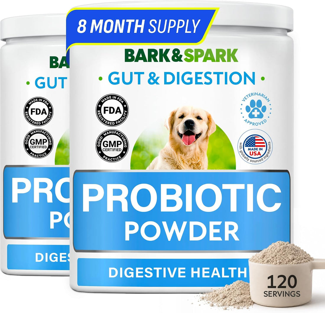 BARK&SPARK Dog Probiotics Powder — Advanced Vet-Formulated Formula