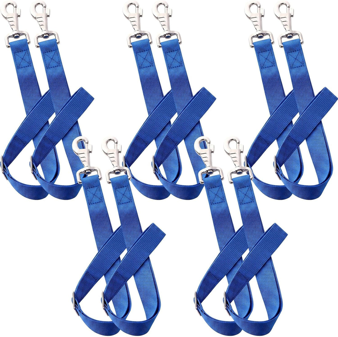 10 Pcs Horse Bucket Strap Hangers, Adjustable 20 to 31 in