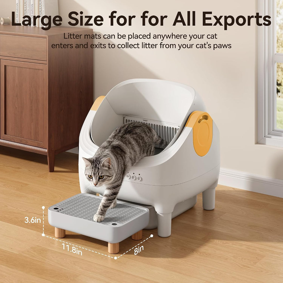 Thereye Cat Litter Box Step Stool