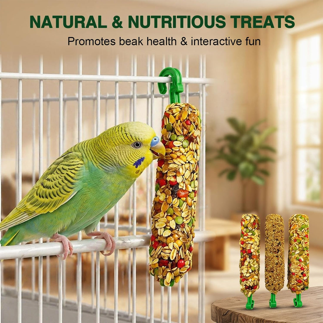 TINYFIELD Bird Treats Sticks