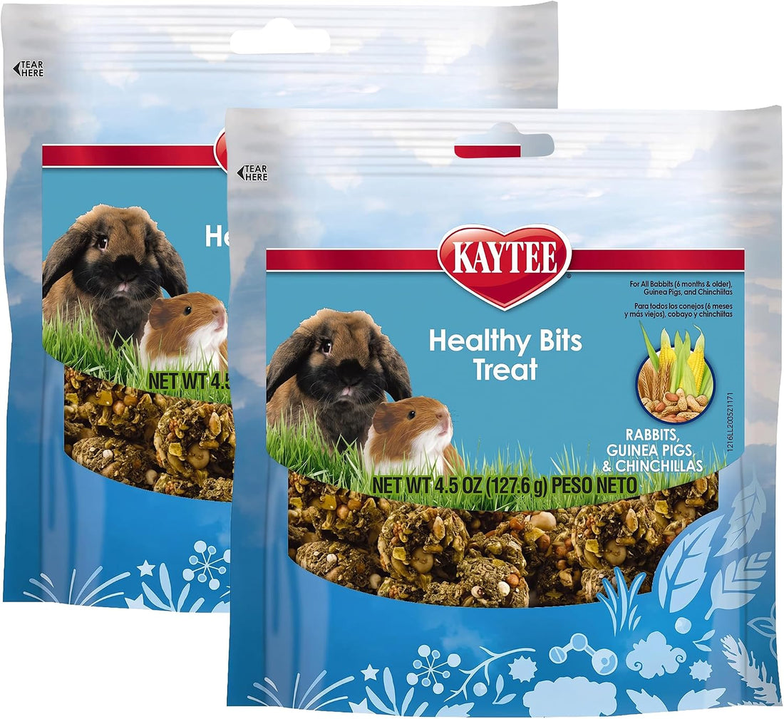 Kaytee Healthy Bits Treat for Rabbit, Guinea Pig, 4.5 Oz