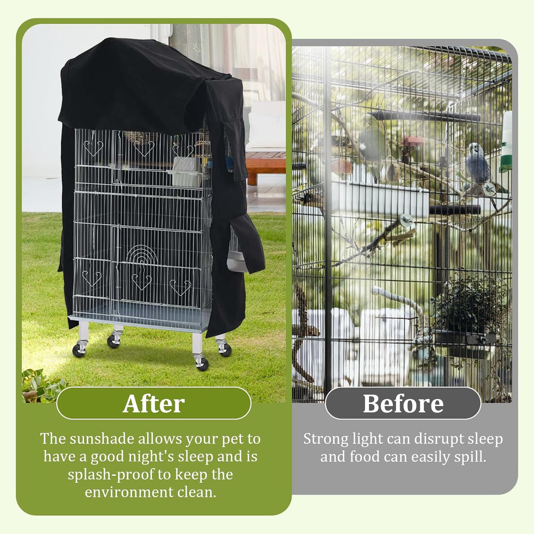 Gralara Bird Cage Cover Birdcage Cover