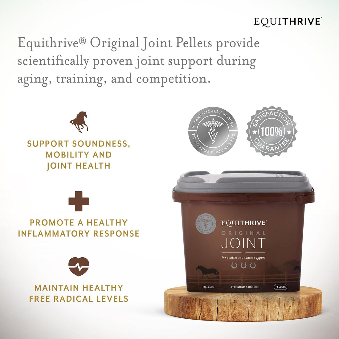 Equithrive Original Joint Pellets Horse Supplement, 1.65 lbs