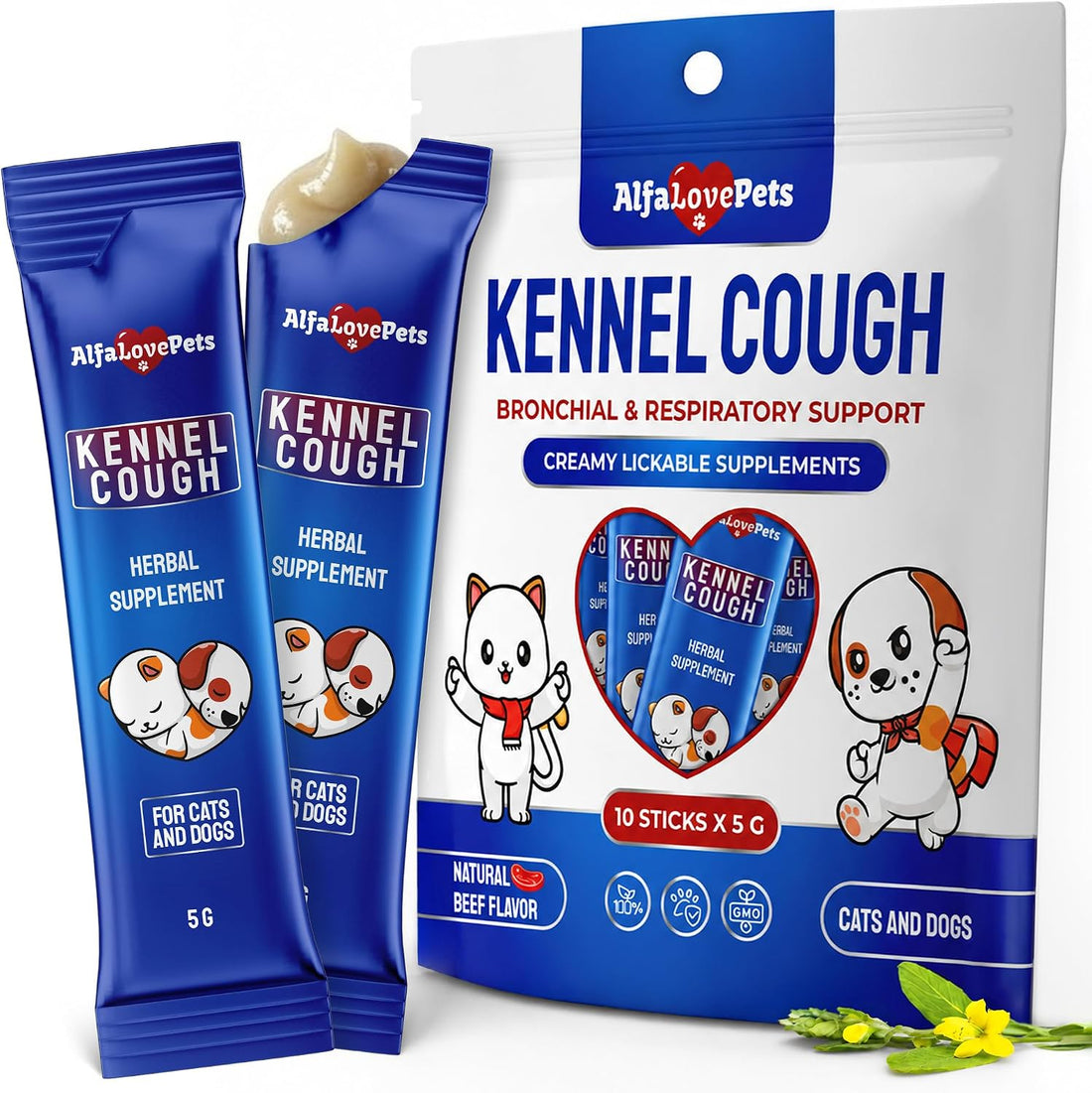 Dry & Wet Kennel Cough Medicine for Dogs and Cats