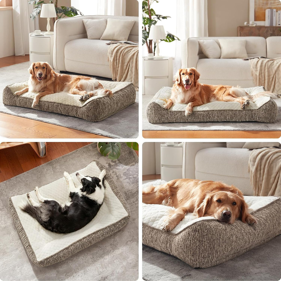 JOEJOY XL Orthopedic Dog Beds Large Size Dog