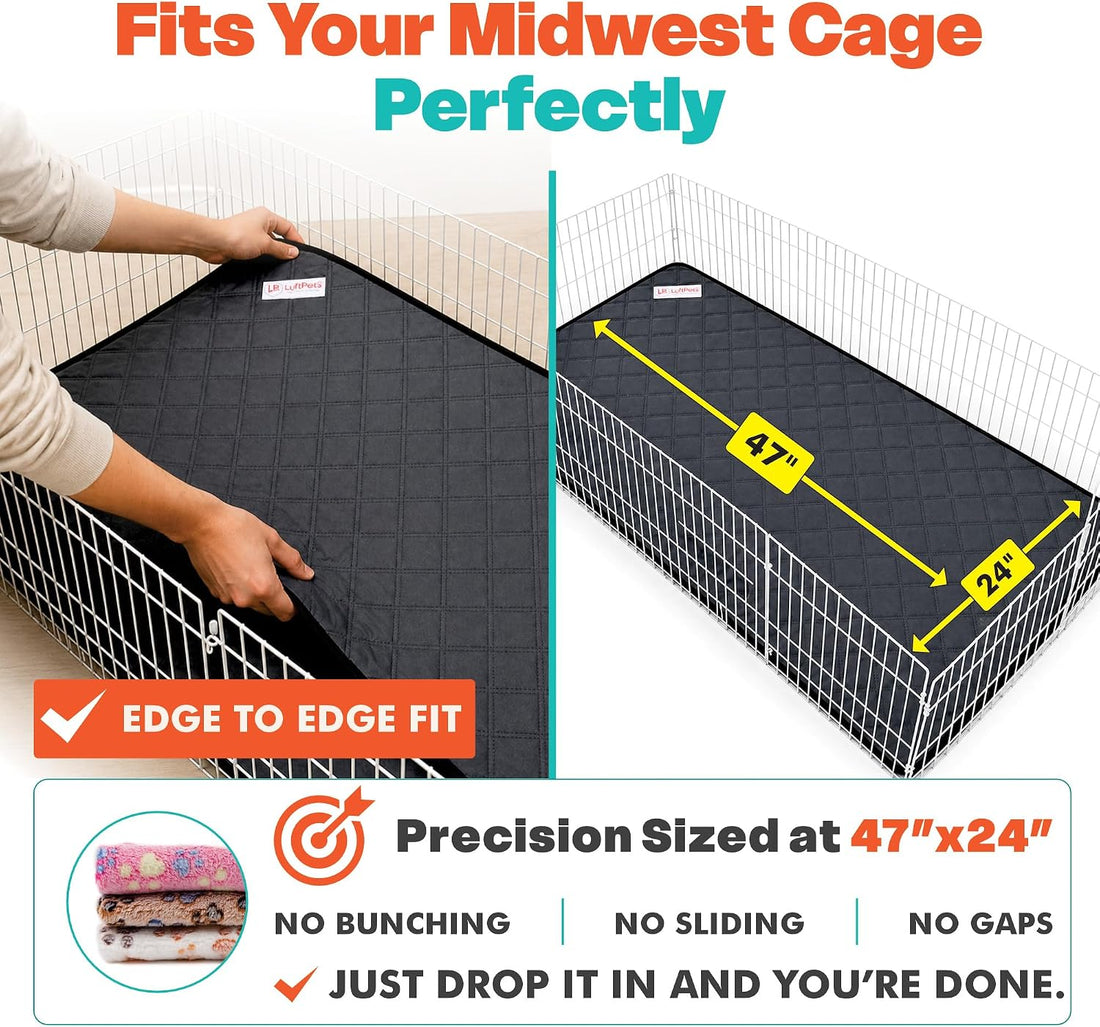 LUFTPETS Guinea Pig Cage Liners 2 Pcs