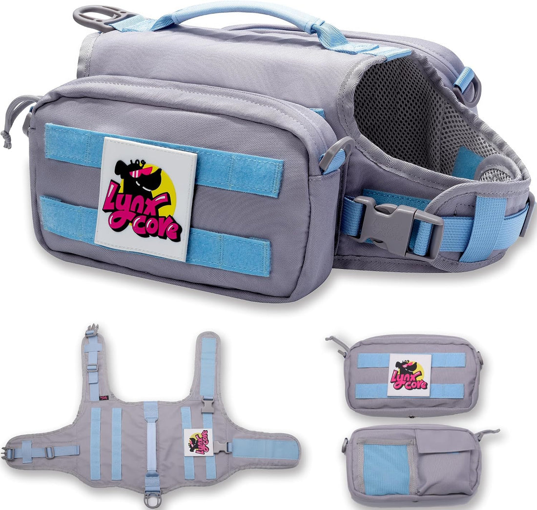 Dog Backpack for Small Medium Large Dogs,Adjustable Dog Backpack