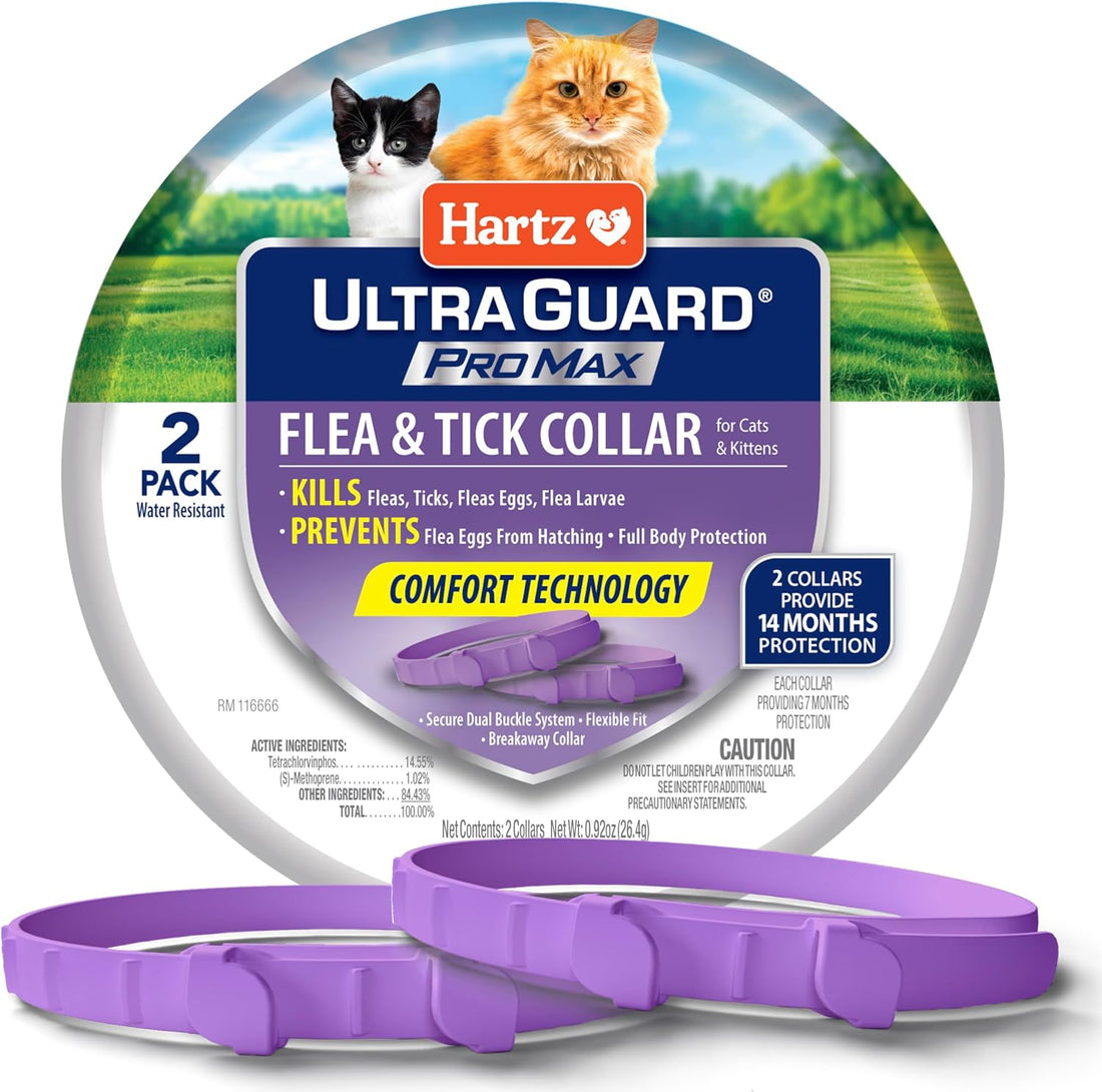 Hartz UltraGuard ProMax Flea & Tick Collar for Cats & Kittens I 14